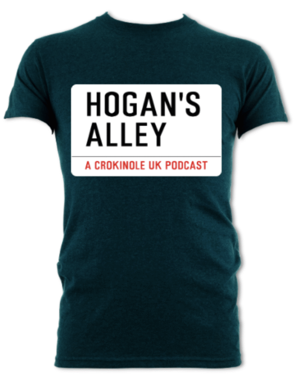 Hogan's Alley Podcast Sign Tee - Midnight Blue