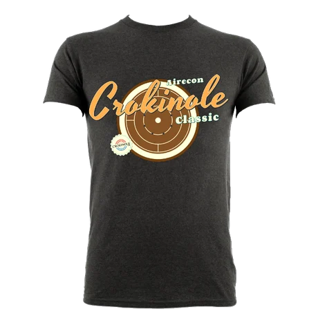 Airecon Crokinole Classic Tee - Tweed