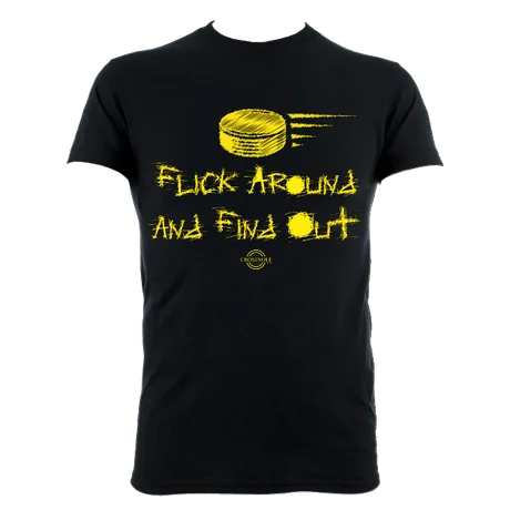 Flick Around & Find Out Tee - Crokinole UK